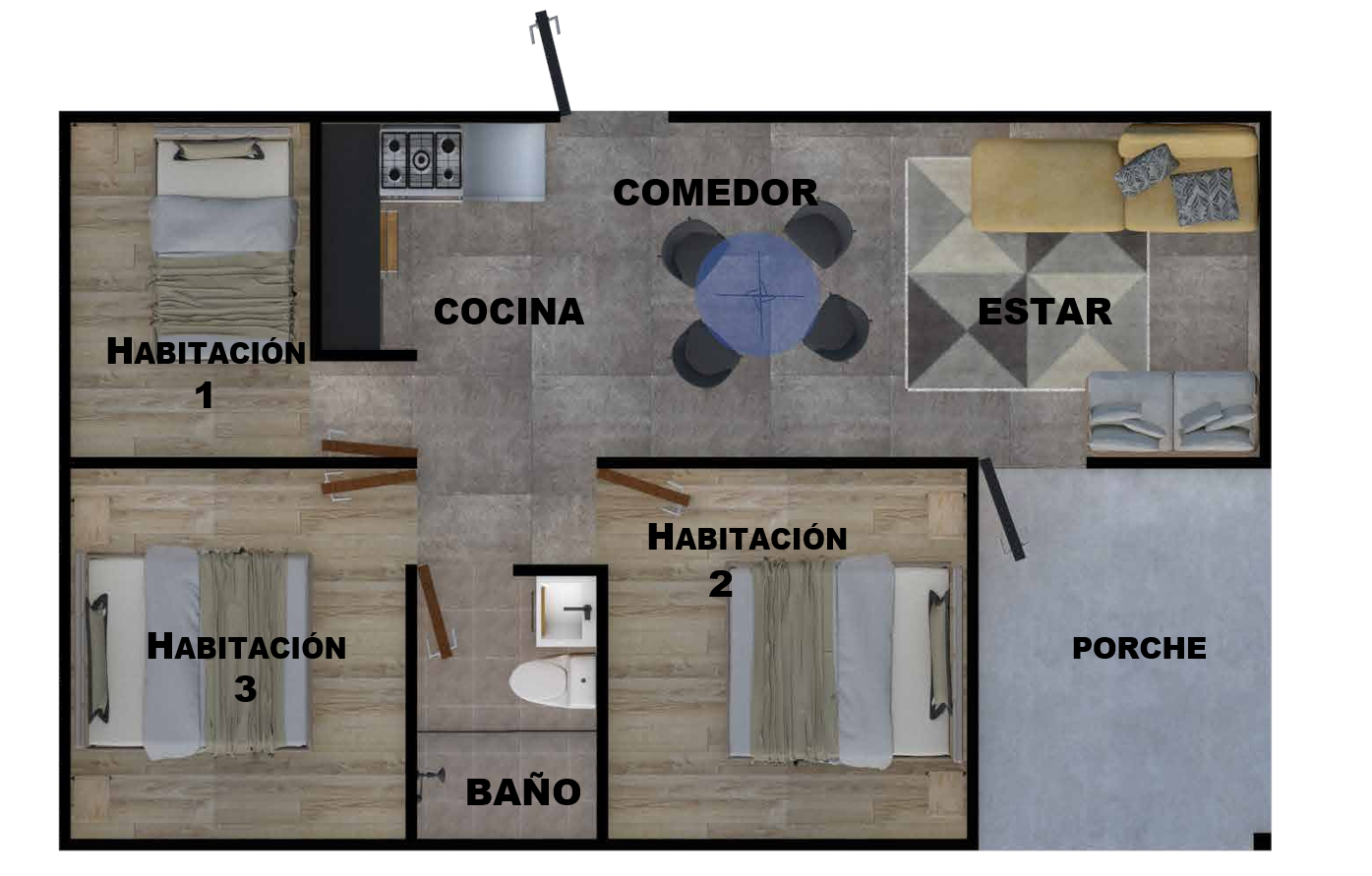 CASA PANEL SIP 55M2 - Imagen 5