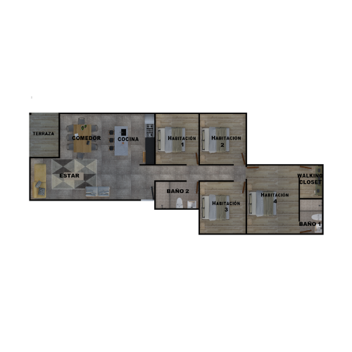 CASA PANEL SIP 120M2 MEDITERRANEA - Imagen 5